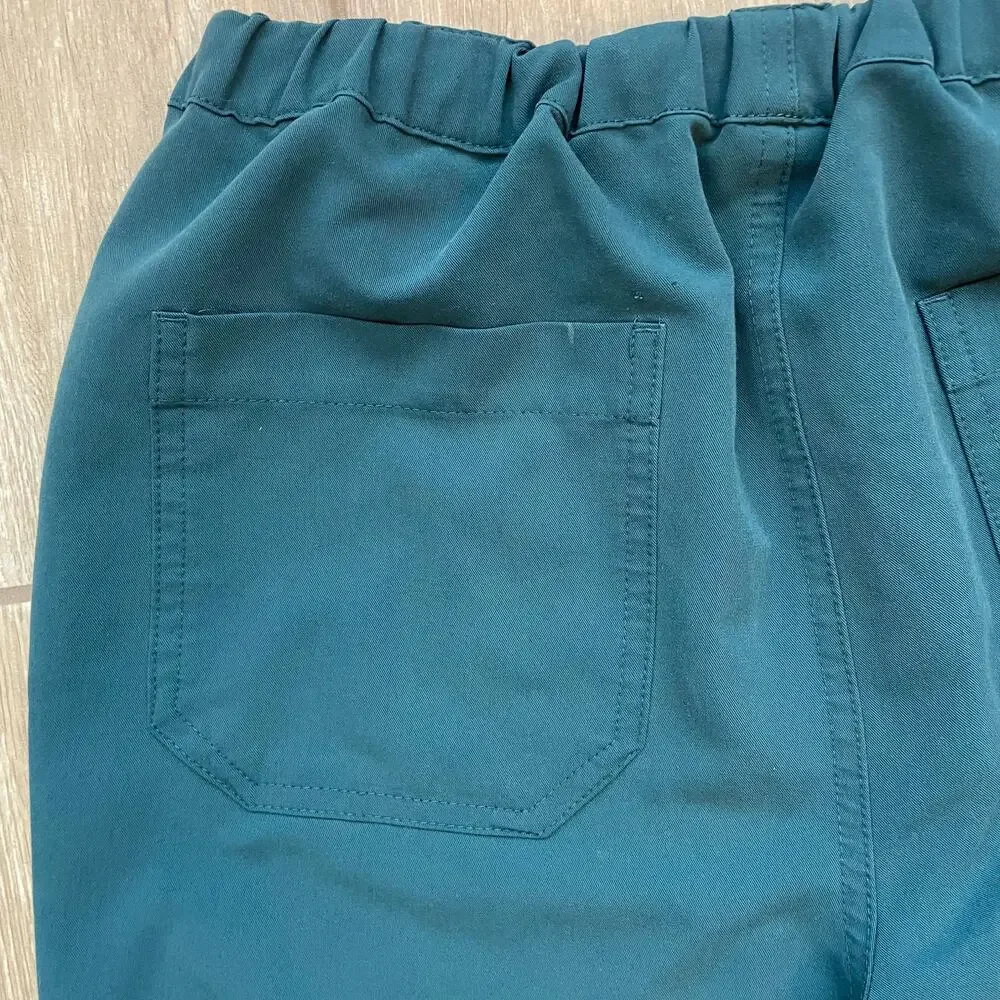 FIGS Scrub Pants Teal XS Technical Collection Drawstring Medical